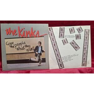 Original 1981 The Kinks give the people what they want vinyl